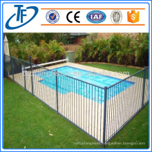 Removable pool safety fence